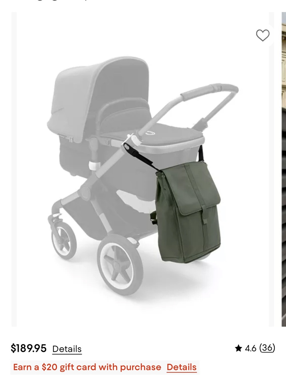 Bugaboo Changing Backpack/Diaper Bag - Picture 5 of 9